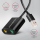 AXAGON ADA-12 Zewnętrzna karta dzwiękowa USB 2.0 48kHz/16-bit stereo, metal, kabel USB-A 15 cm - 722383 - zdjęcie 3